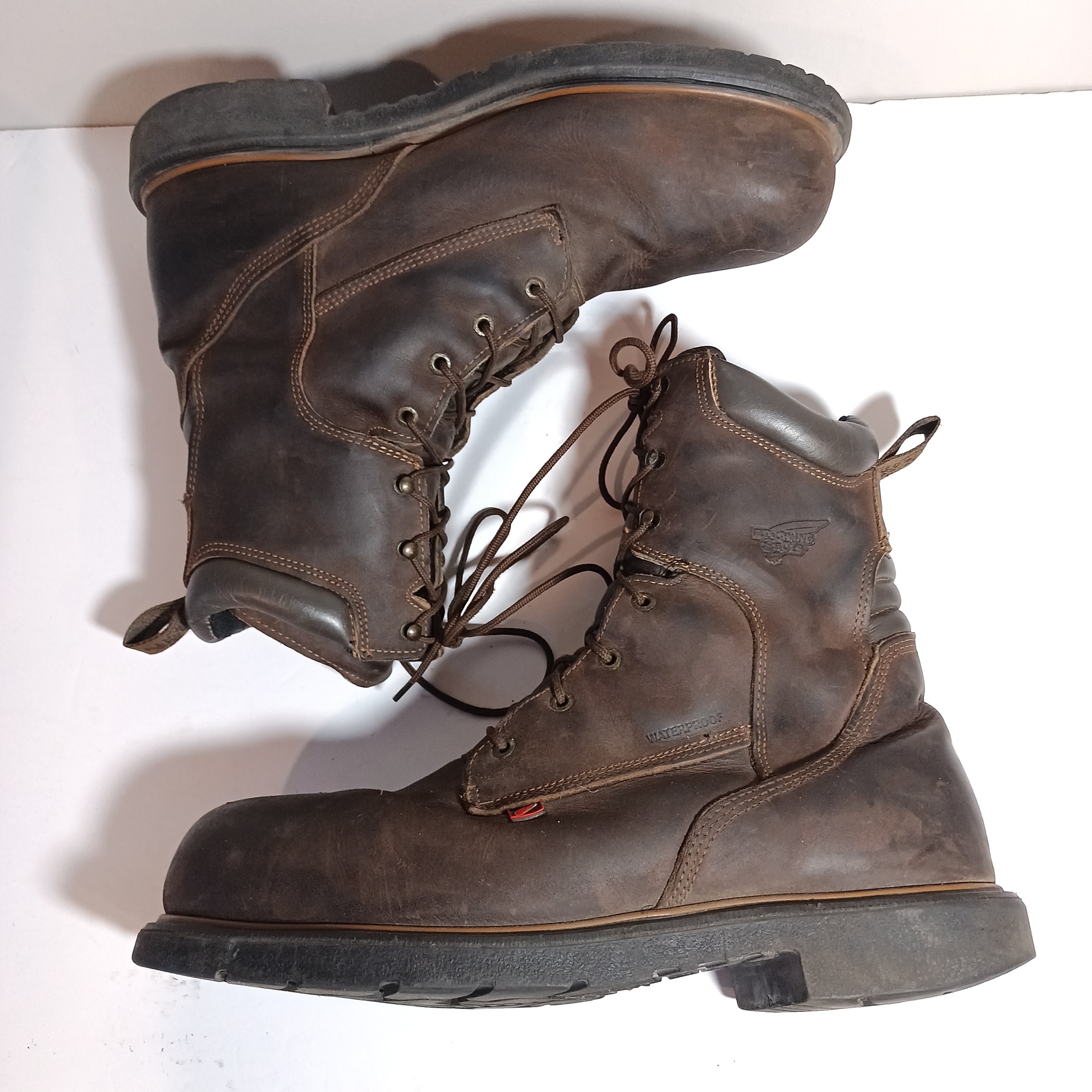 Red Wing Waterproof Workboot 4442 8" Steel Mens Size 13
